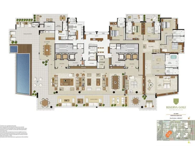 Imagem 9: Apartamento Alto Padrão No Riserva Golf