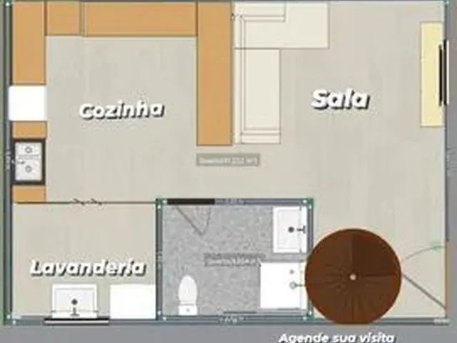 Imagem 2: Kitnet | Estúdio