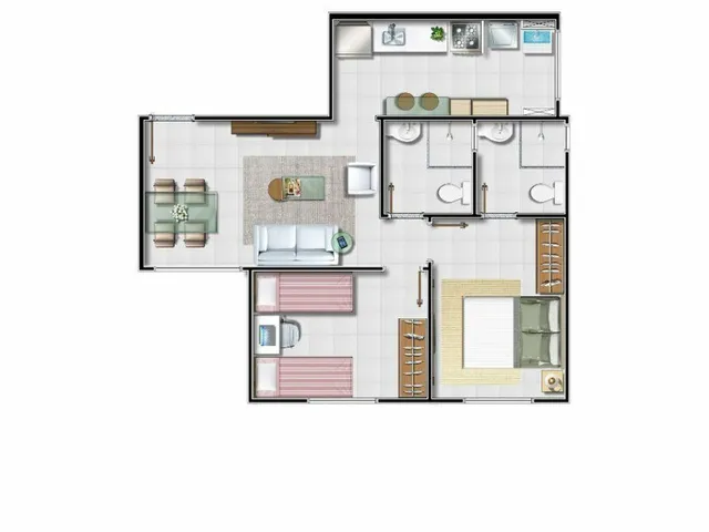 Imagem 9: Apartamento de 02 quartos com suíte em Abrantes !