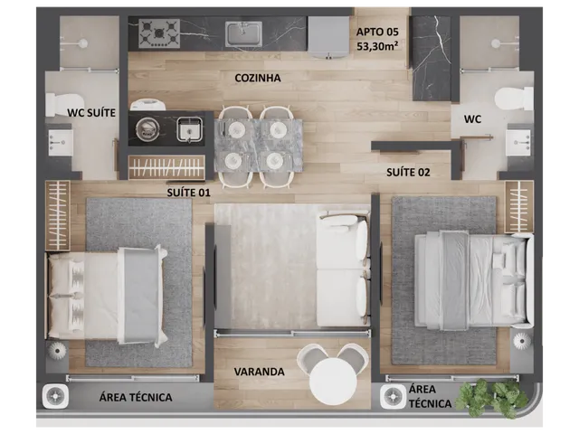 Imagem 10: Apartamento à venda no bairro Cabo Branco - João Pessoa/PB