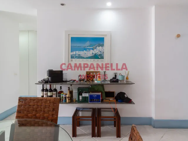Imagem 13: Flat residencial, varanda, 01 quarto, garagem, infraestrutura e serviços, Leblon RJ