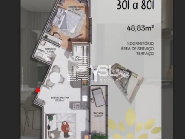Imagem 4: STUDIOS e APARTAMENTOS no bairro COQUEIROS próximo do PARQUE e do comercio