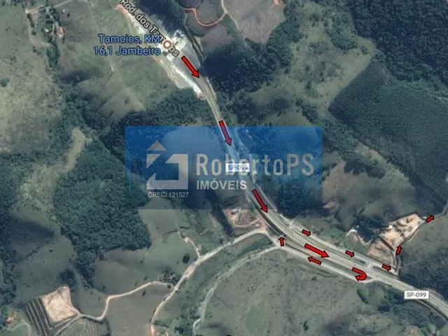 Imagem 1: Área em Jambeiro no condomínio Capivari II localizado próximo à Rodovia dos Tamoios
