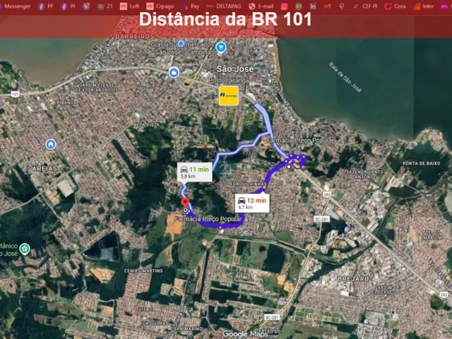 Imagem 13: Vendo Ou Alugo Terreno com 2020M² com Escritório Pequeno de 20M², Pertinho do Bistek de Forqulhas