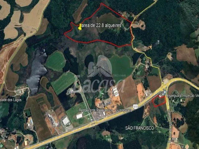 Imagem 8: VENDE-SE ÓTIMO TERRENO PRÓXIMO A BR 277 KM 373 Área Rural localizada próximo ao posto