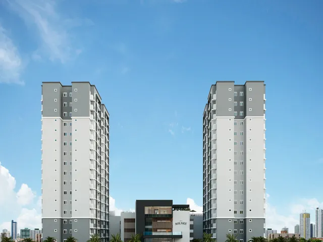 Imagem: O apartamento possui 2 Dormitórios, 1 Suíte, 2 Banheiros,