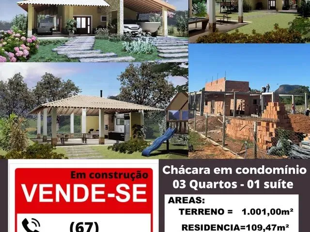 Imagem 1: Vende-Se Chácara em Condomínio Fechado - 10 Km de Anastácio - Ms