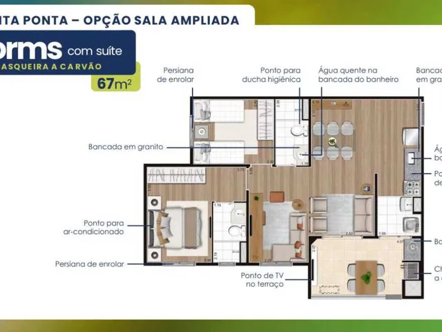 Imagem 12: VISION CAMPESTRE – LANÇAMENTO – SANTO ANDRÉ – 43M² A 67M² – 2 E 3