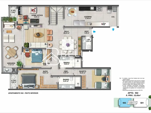 Imagem 3: Apartamento à venda com 4 dormitórios (2 suítes) - Botafogo - Rio de Janeiro/RJ