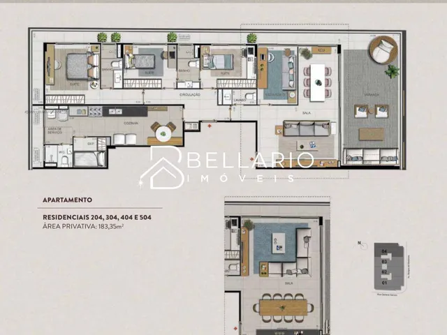 Imagem 13: Apartamento com 3 dormitórios à venda, 183 m² por R$ 4.900.000,00 - Lagoa - Rio de
