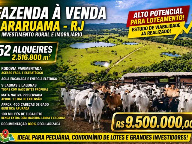 Imagem: Fazenda à Venda em Araruama 52 Alqueires