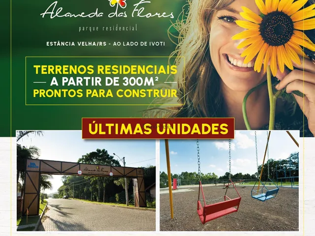 Imagem: Últimos terrenos na Alameda das Flores