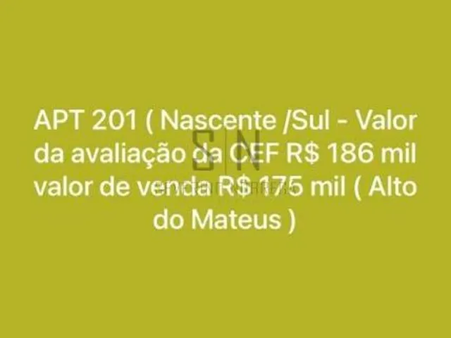 Imagem 15: Apartamento Alto do Mateus - Térreo + Externa, 02 quartos, 01 Suíte, Área Externa
