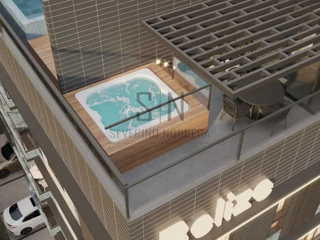 Imagem 4: Studio Intermares com 22,73m² Área de Lazer na Cobertura, Elevador entrega em 07/2025