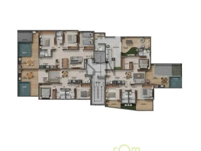 Imagem 14: Cobertura Aeroclube C/105m² Duplex Acesso p/dentro 02 Quartos, 01 Suíte, Área