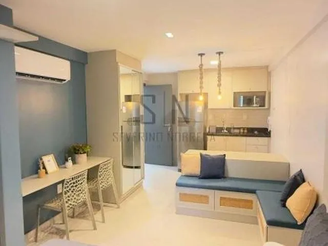 Imagem 3: Vendo Flat Intermares Mobiliado / Decorado Andar Alto C/25m² Porteira Fechada a 100