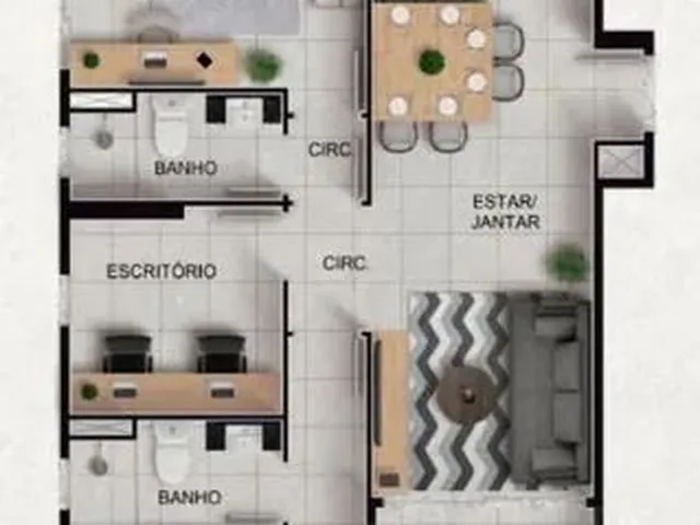 Imagem 4: Apartamento 2 Quartos em Campo Grande