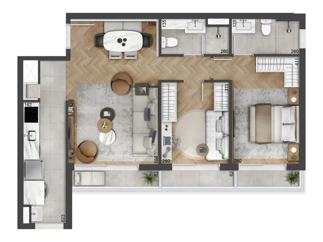 Imagem 8: Apartamento à venda no bairro Petrópolis - Porto Alegre/RS
