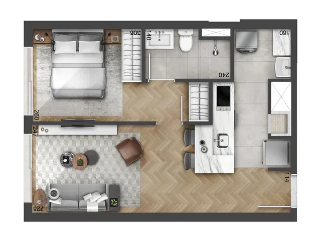 Imagem 5: Apartamento à venda no bairro Petrópolis - Porto Alegre/RS