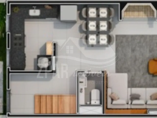 Imagem 13: Casa em Condomínio de Luxo em Teresópolis, Porto Alegre-RS: 02 Quartos, 02 Suítes, 01