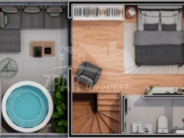 Imagem 12: Casa em Condomínio de Luxo em Teresópolis, Porto Alegre-RS: 02 Quartos, 02 Suítes, 01