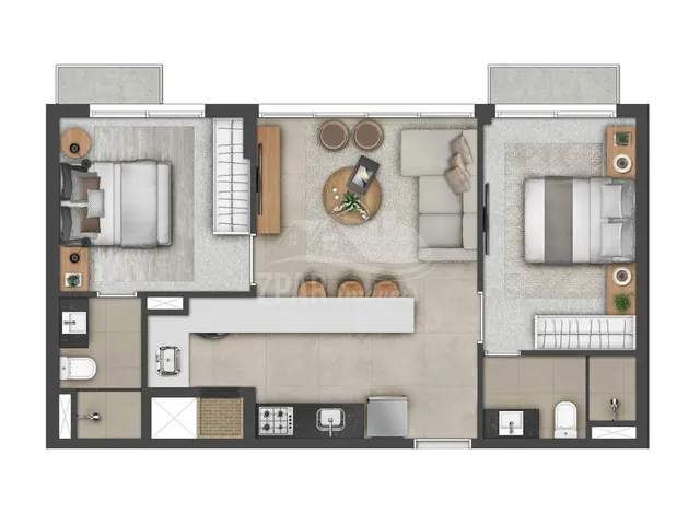 Imagem 5: Apartamentos 2 dormitórios no GO Cidade Baixa - Melnick