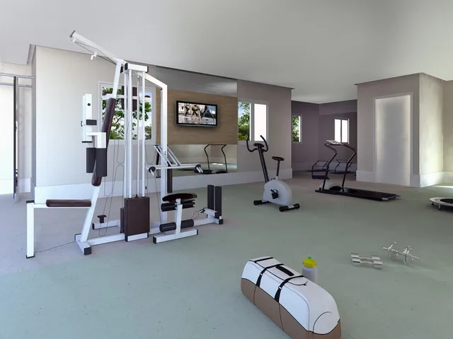 Imagem 8: Apto pronto, último andar no Scalla todo com armários planejados, 2 dorms, varanda e 1