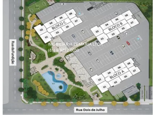 Imagem 1: Apartamento de 2 quartos com suíte e vaga de garagem no Edifício Aurora Trend em Santo