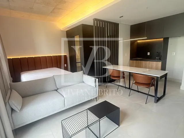 Imagem: Flat com sacada para locação no bairro