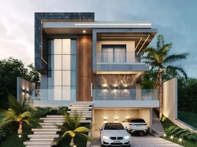 Imagem: A casa possui 3 Dormitórios, 3 Suítes, 4 Banheiros, 4