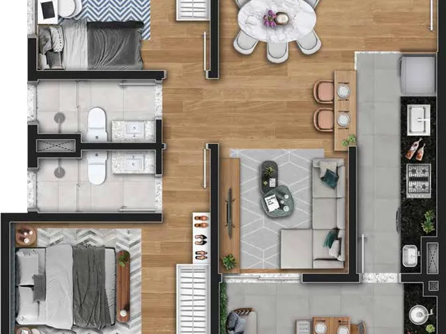 Imagem 4: Apartamento à venda no bairro Parque Campolim - Sorocaba/SP