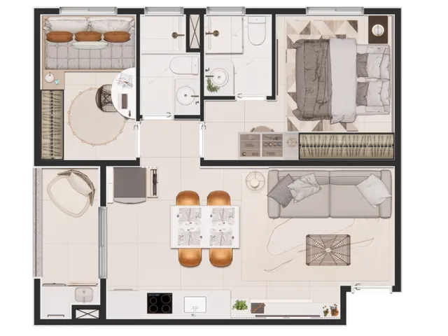 Imagem 3: Sou Pleno Cotia Apartamento com 2 dormitórios