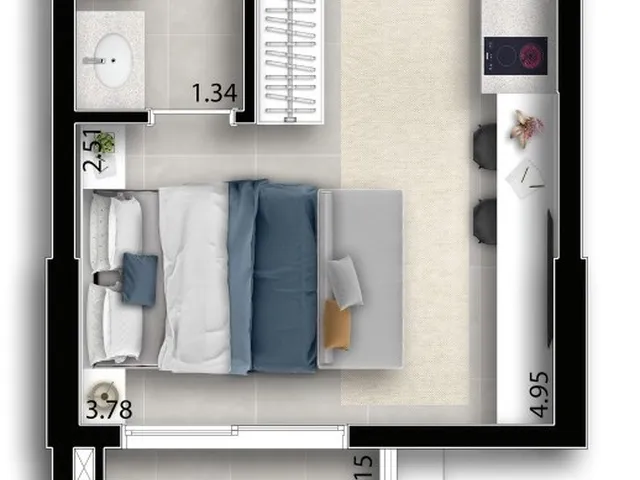 Imagem 4: MOB Apartments Apartamento com 2 dormitórios