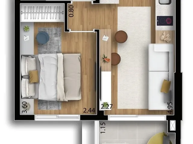 Imagem 6: MOB Apartments Apartamento com 2 dormitórios