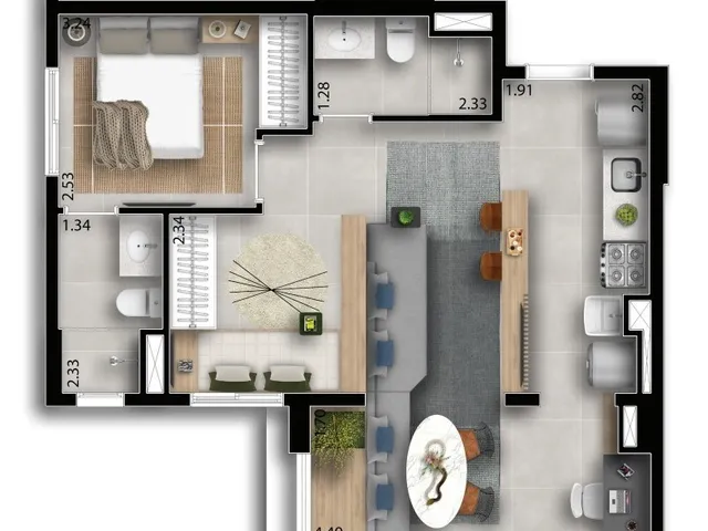 Imagem 11: MOB Apartments Apartamento com 2 dormitórios