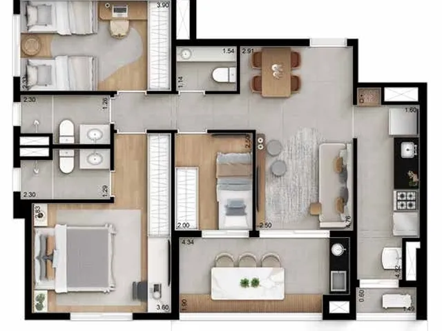 Imagem 6: Yara por Dubai Apartamento com 2 dormitórios