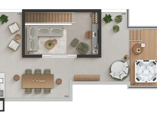 Imagem 10: Apartamento à venda no bairro Jardim Tupanci - Barueri/SP