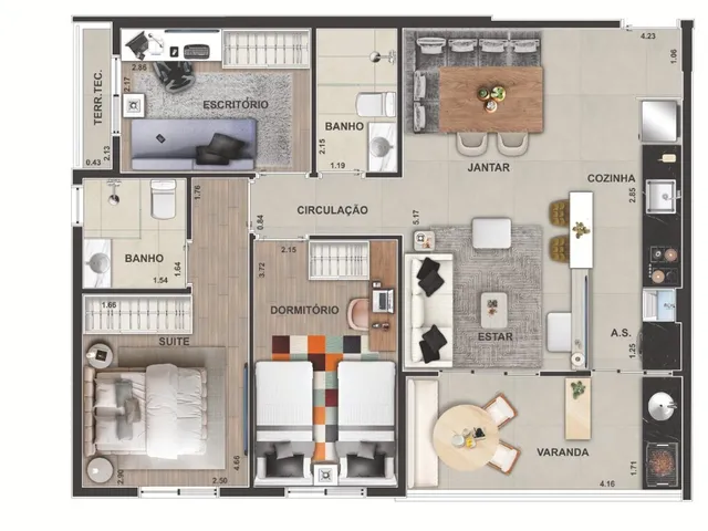 Imagem 9: Videre Apartamento com 2 dormitórios