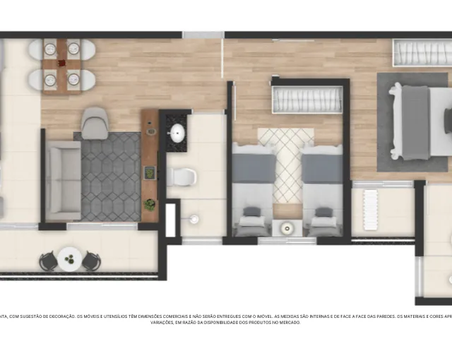 Imagem 3: Jjr Hortência Apartamento com 3 dormitórios