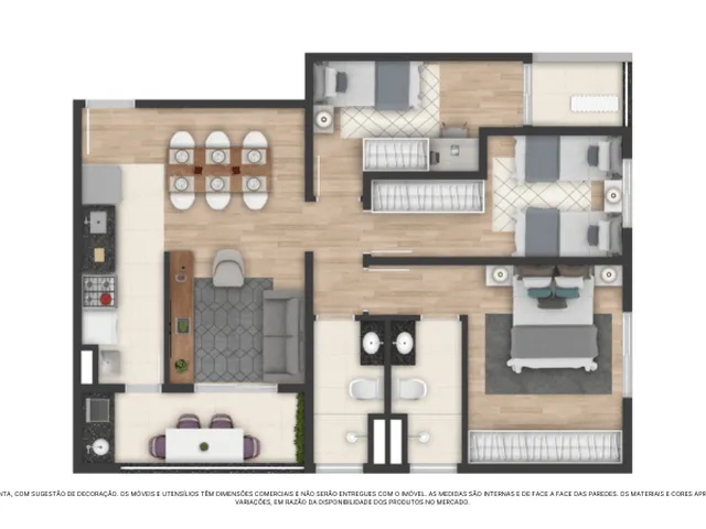 Imagem 6: Jjr Hortência Apartamento com 3 dormitórios