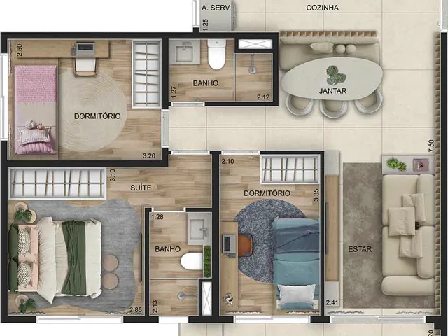 Imagem 4: Moved Osasco Residence