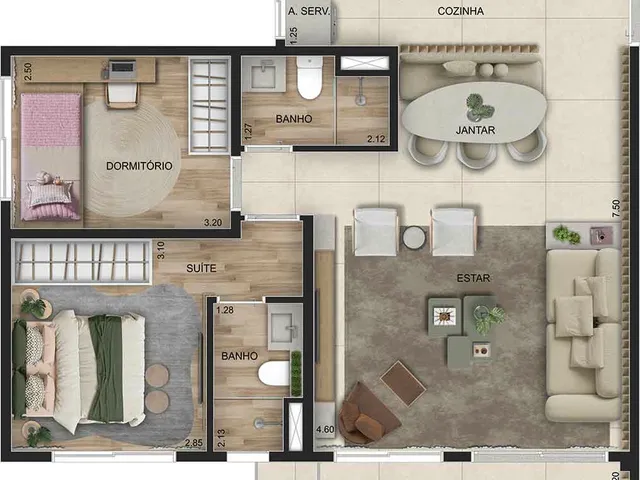 Imagem 5: Moved Osasco Residence