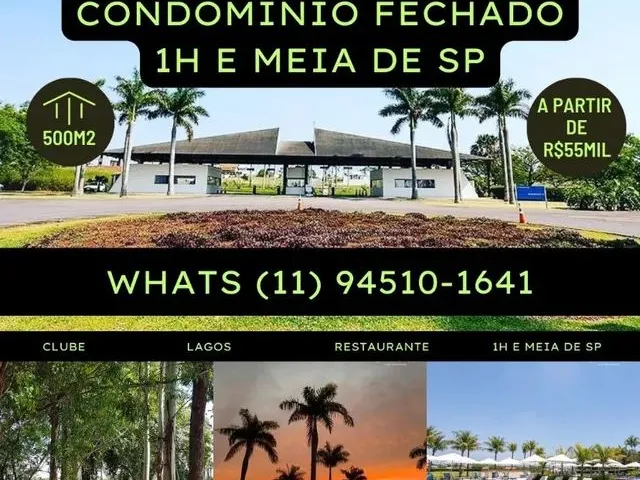 Imagem: Terreno 538M2 1H e Meia de Sp Cond Fechado