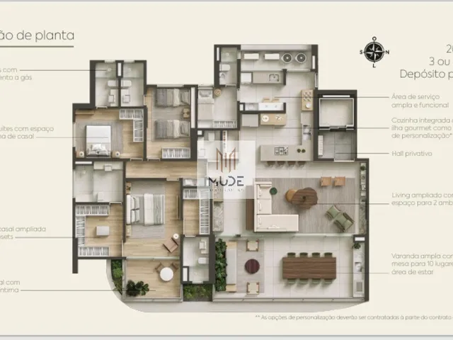 Imagem 3: Poème Horto Apartamento com 4 dormitórios