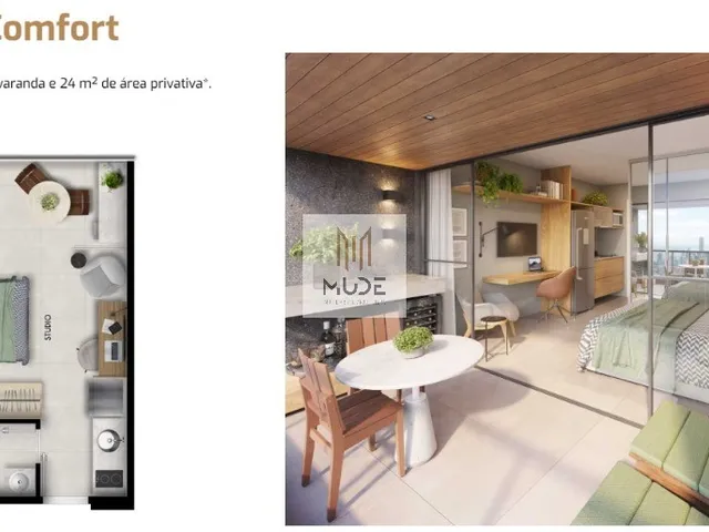 Imagem 4: Omni Barra - Studio I Quarto e Sala I 2 suítes NA BARRA - Perto do Porto da Barra