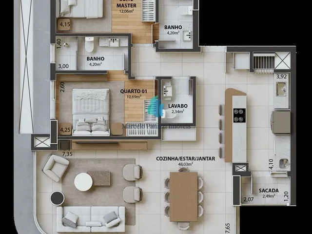 Imagem 12: Apartamento Construção