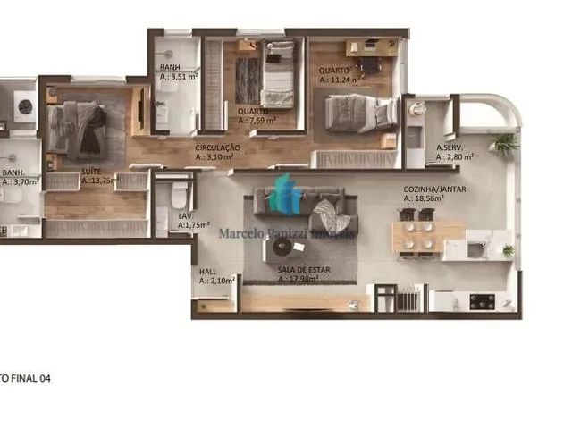 Imagem 13: Apartamento Construção