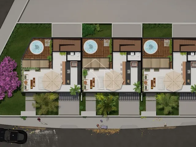 Imagem 3: Casas Triplex com 3 suites jardim e Rooftop em Morada de Laranjeiras - Alameda Juruá