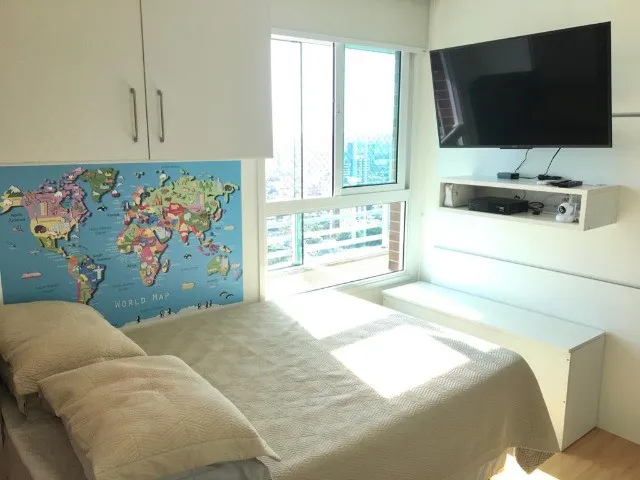 Imagem 6: Adrianópolis, Cond. Castello da Villa, 147M², Mobiliado, 3 Suítes, Escritório