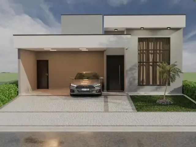 Imagem: A casa possui 3 Dormitórios, 3 Banheiros, 4 Vagas na